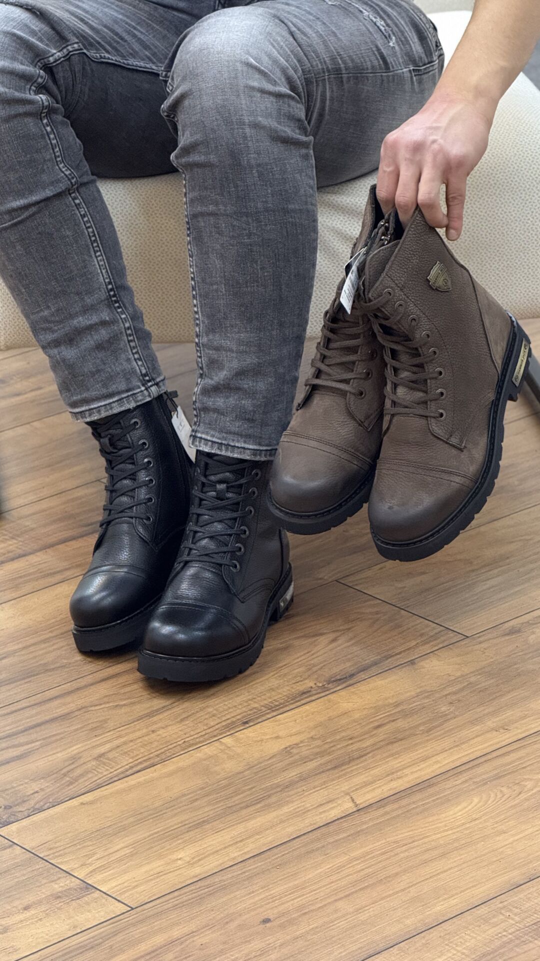 HAMMER JACK 18505 UZUN HARLEY TARZI DERİ BOT