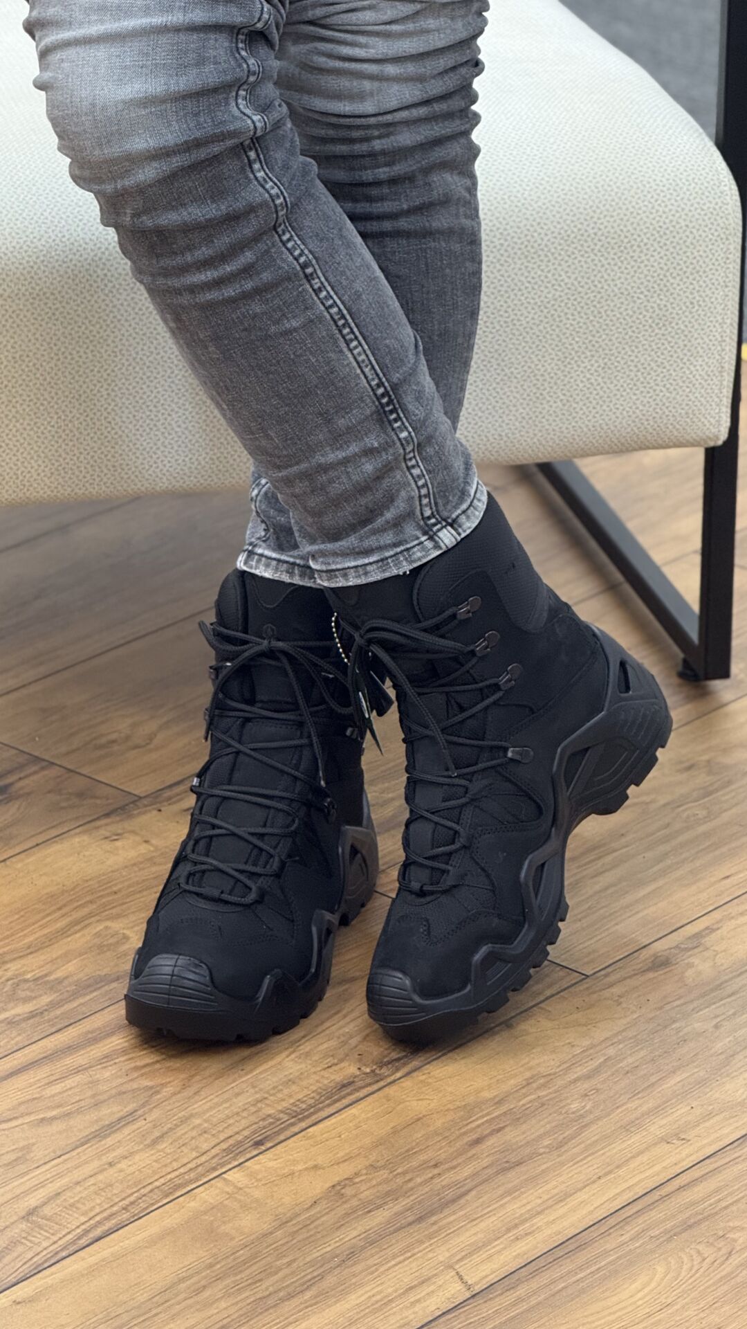 Hammer Jack 23005 Erkek Kaplan Hakiki Deri Tactikal Uzun Su Geçirmez Bot