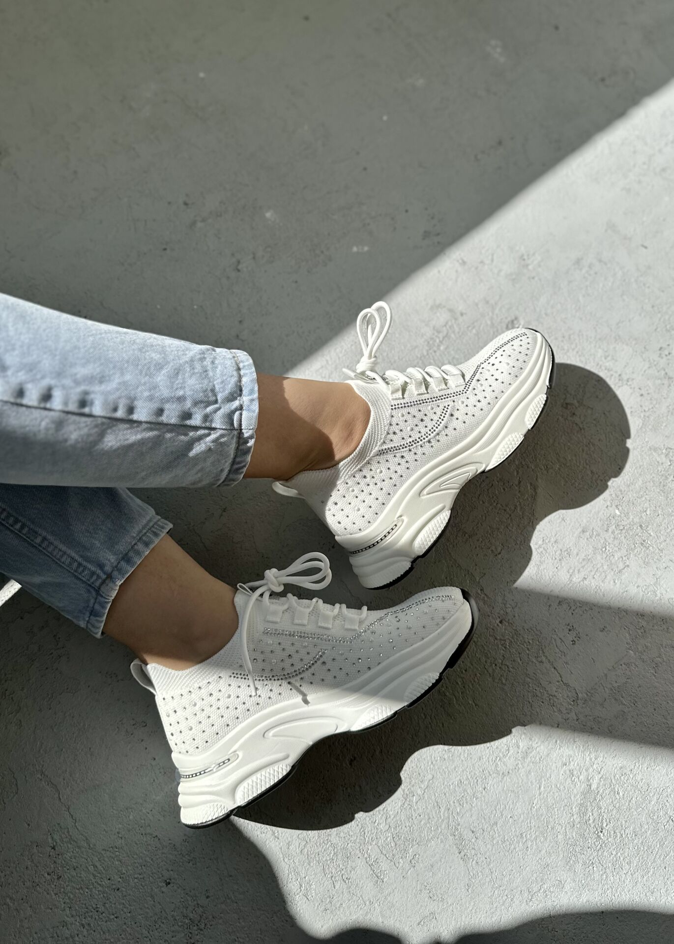 Guja 25Y301 Kadın Ortopedik Taşlı Spor Ayakkabı