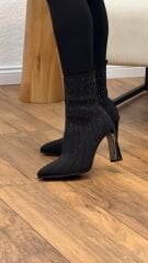 Guja 25K104 Kadın Taşlı Kalın Topuk Bot