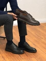 Luciano Bellini C25301 Erkek Hakiki Deri Ayakkabı