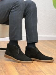 Crash 1938  Erkek Hakiki Nubuk Deri Ayakkabı