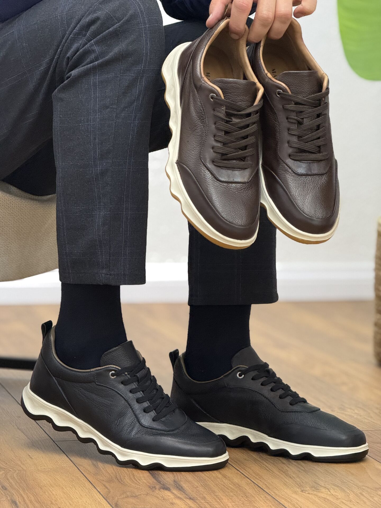 Marcomen 20414 Erkek Ortopedik Hakiki Deri Ayakkabı