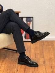 Luciano Bellini E12703 Erkek Hakiki Deri Ayakkabı