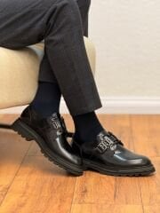 Luciano Bellini E12703 Erkek Hakiki Deri Ayakkabı