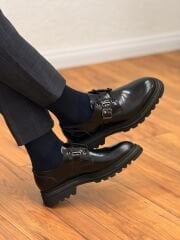 Luciano Bellini E12703 Erkek Hakiki Deri Ayakkabı