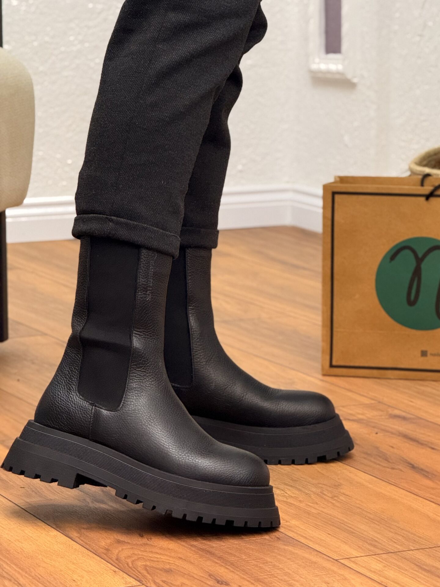 Hammer Jack 2317-2 Kadın Hakiki Deri Jusy Lastikli Bot