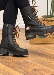 Hammer Jack 15945 Kadın Hakiki Deri Harley Bot