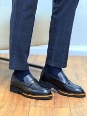 Luciano Bellini E8404 Erkek Hakiki Deri Ayakkabı