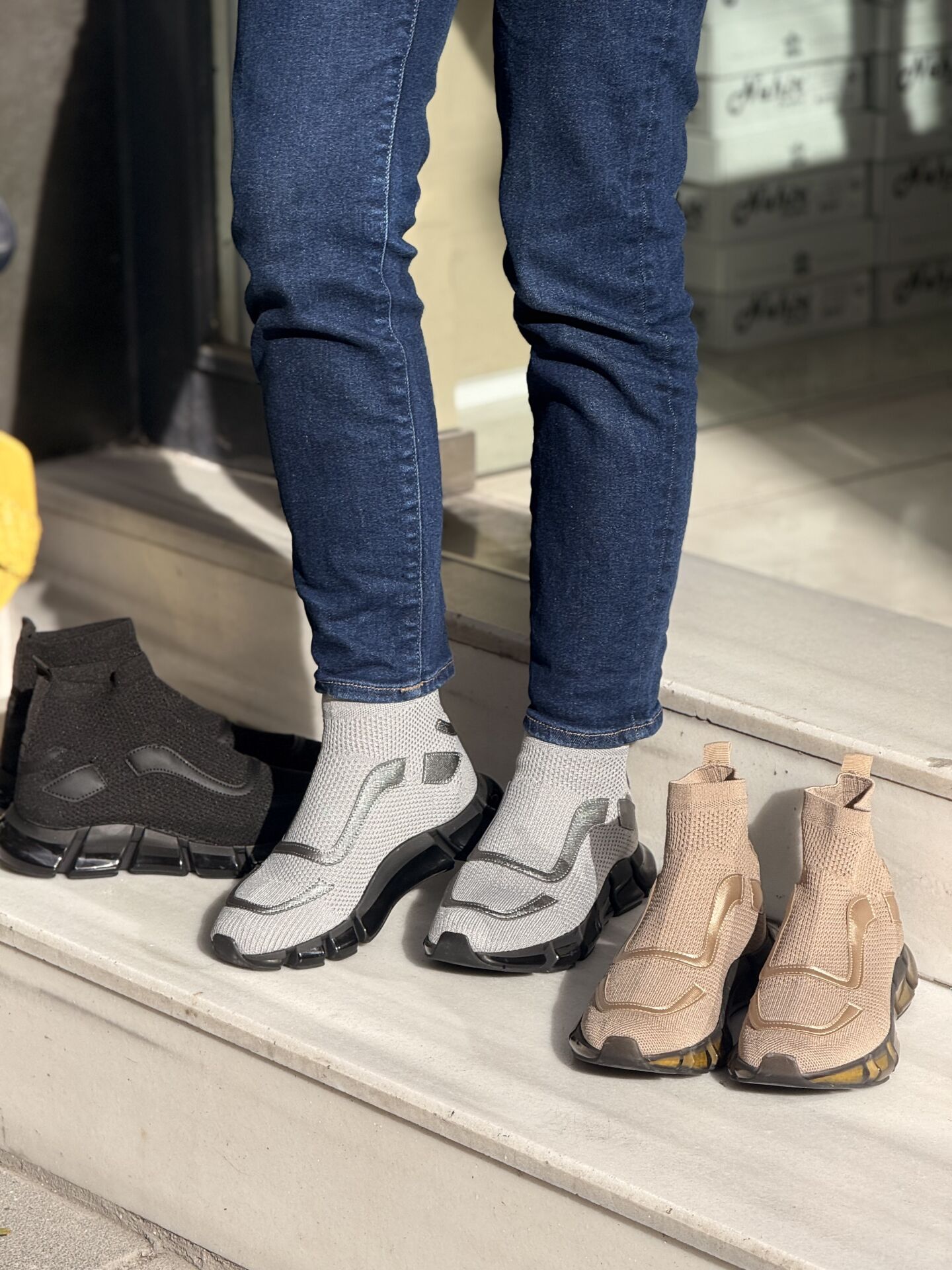 Charmia 9875 Kadın Triko Ortopedik Spor Ayakkabı