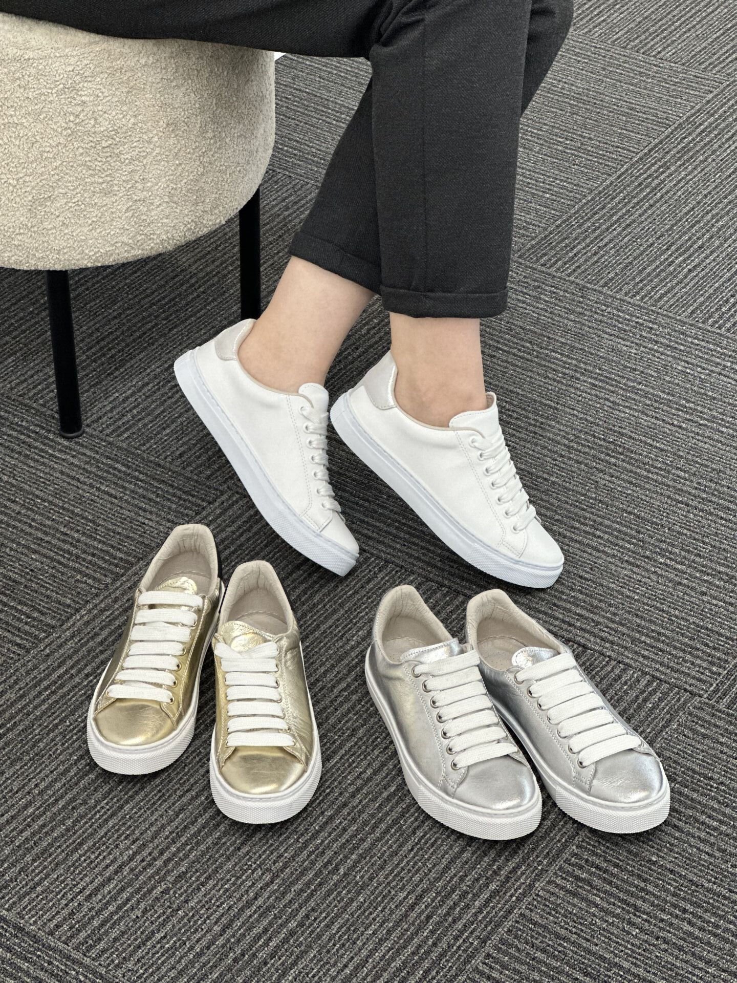 Floor 209 Kadın Casual Hakiki Deri Spor Ayakkabı