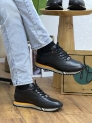 Luciano Bellini E8504 Hakiki Deri Bağcıklı Erkek Ayakkabı