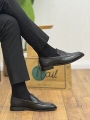 Luciano Bellini L3802 Hakiki Deri Atkılı Erkek Ayakkabı