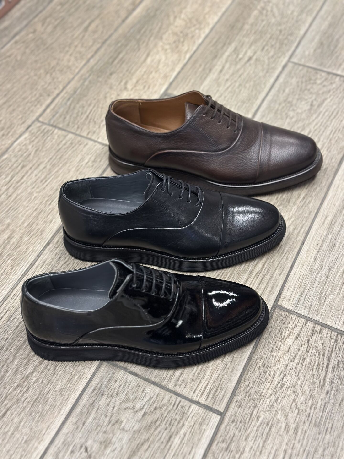 Luciano Bellini E4201 Erkek Hakiki Deri Eva Taban Klasik Ayakkabı