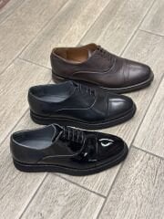 Luciano Bellini E4201 Erkek Hakiki Deri Eva Taban Klasik Ayakkabı