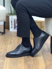 Luciano Bellini E4201 Erkek Hakiki Deri Eva Taban Klasik Ayakkabı