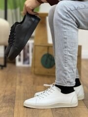 Luciano Bellini C12328 ErkekHakiki Deri Rok Ayakkabı