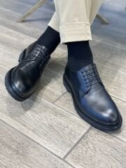 Luciano Bellini C12515 Münih Hakiki Deri Klasik Ayakkabı