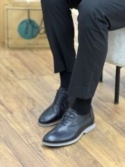 Luciano Bellini E213 Hakiki Deri Bağcıklı Erkek Ayakkabı