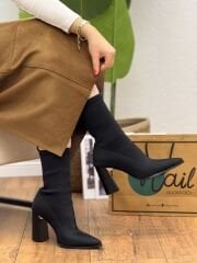 Marca Miss 9007 Kadın Yüksek Topuk Streç Bot