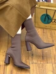 Marca Miss 9007 Kadın Yüksek Topuk Streç Bot