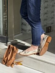 Nehir 1012 Kadın Hakiki Deri Ortopedik Babet