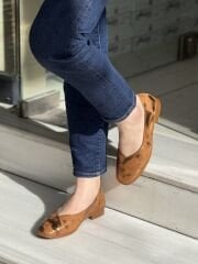 Nehir 1012 Kadın Hakiki Deri Ortopedik Babet