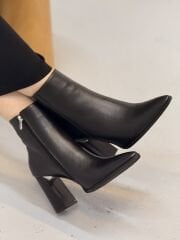 Marcamiss 9020 Kadın Hakiki Deri Topuklu Bot