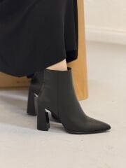 Marcamiss 9020 Kadın Hakiki Deri Topuklu Bot