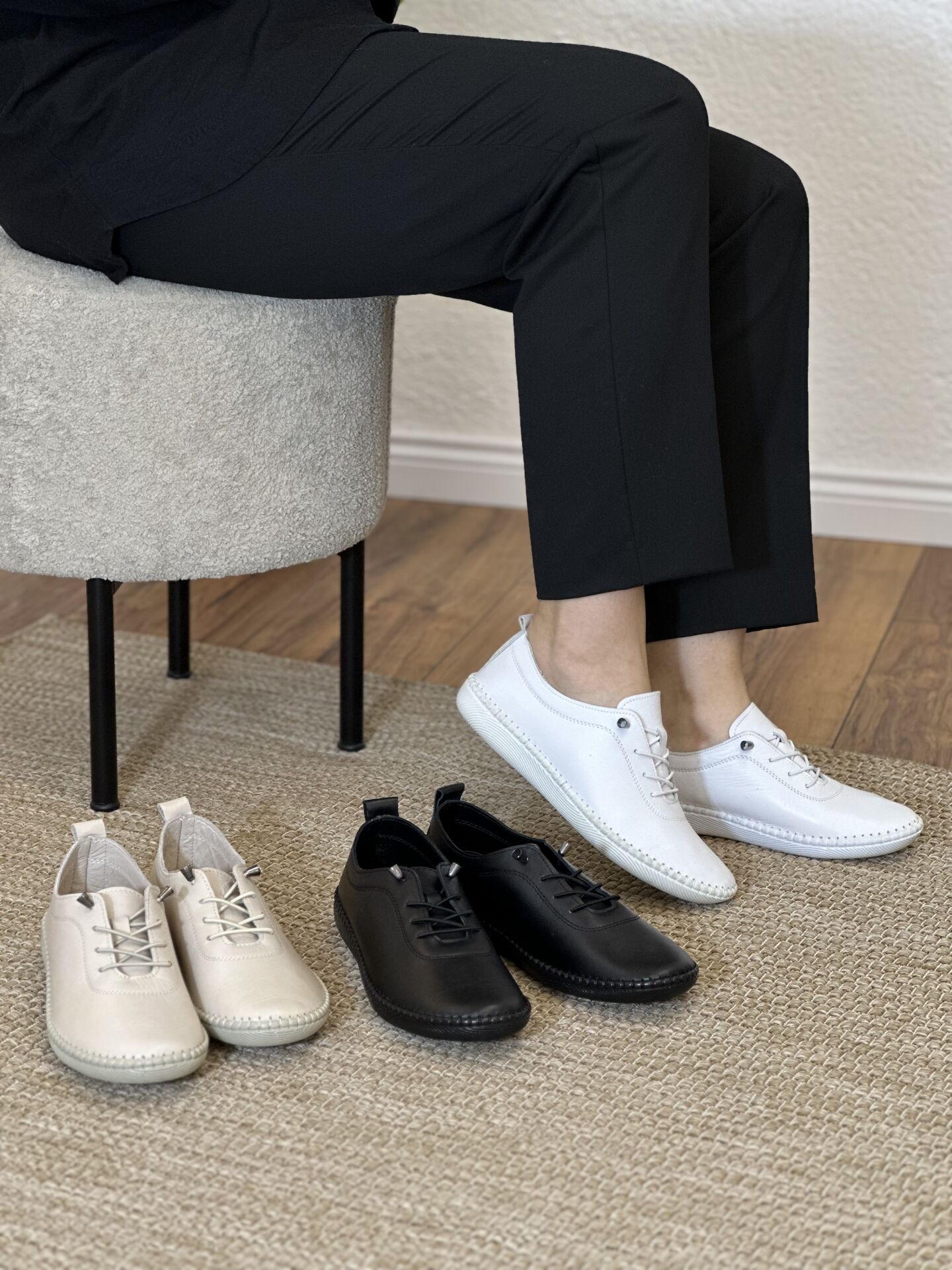 Floor 072 Kadın Ortopedik Deri Ayakkabı