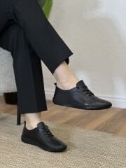 Floor 072 Kadın Ortopedik Deri Ayakkabı