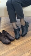 Evida 2843 Kadın Hakiki Deri Ayakkabı