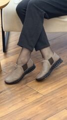 Evida 2888 Kadın Hakiki Deri Atom V Toka Ayakkabı