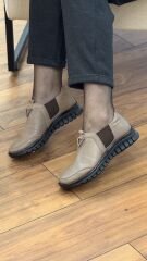 Evida 2888 Kadın Hakiki Deri Atom V Toka Ayakkabı