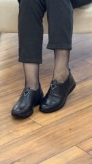 Evida 2888 Kadın Hakiki Deri Atom V Toka Ayakkabı