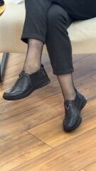 Evida 2888 Kadın Hakiki Deri Atom V Toka Ayakkabı