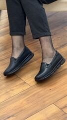 Fabbi 602 Hakiki Deri Ortopedik Kısa Yüz Faylon Ayakkabı