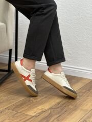 Marine 3030 Tiger Kadın Deri Ortopedik Spor Casual Ayakkabı