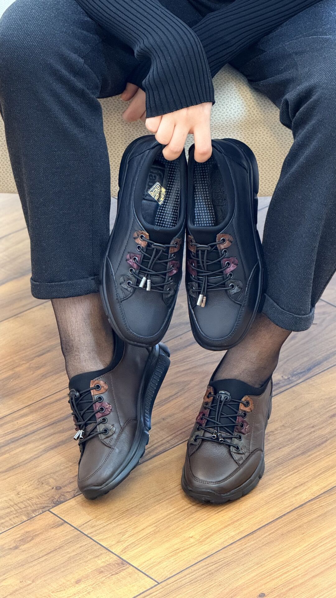 Fabbi 660 Kadın Deri Ortopedik Ayakkabı