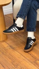 Floor 3020 Kadın Hakiki Deri 3 Çizgi Casual Ayakkabı