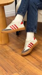 Floor 3020 Kadın Hakiki Deri 3 Çizgi Casual Ayakkabı