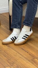 Floor 3020 Kadın Hakiki Deri 3 Çizgi Casual Ayakkabı