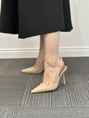 Lucibella 2287 Kadın Arkası Açık Abiye Ayakkabı