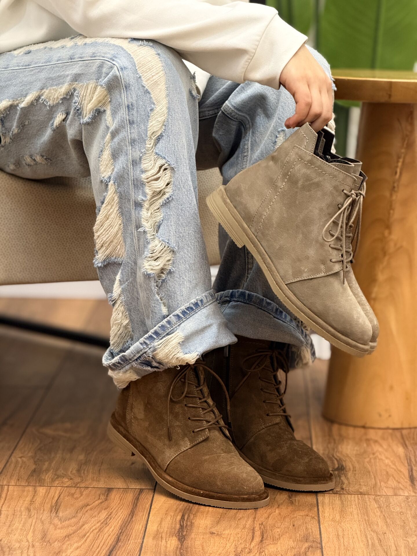 Rachel R40223 Kadın Hakiki Deri Nubuk  Bot