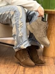 Rachel R40223 Kadın Hakiki Deri Nubuk  Bot