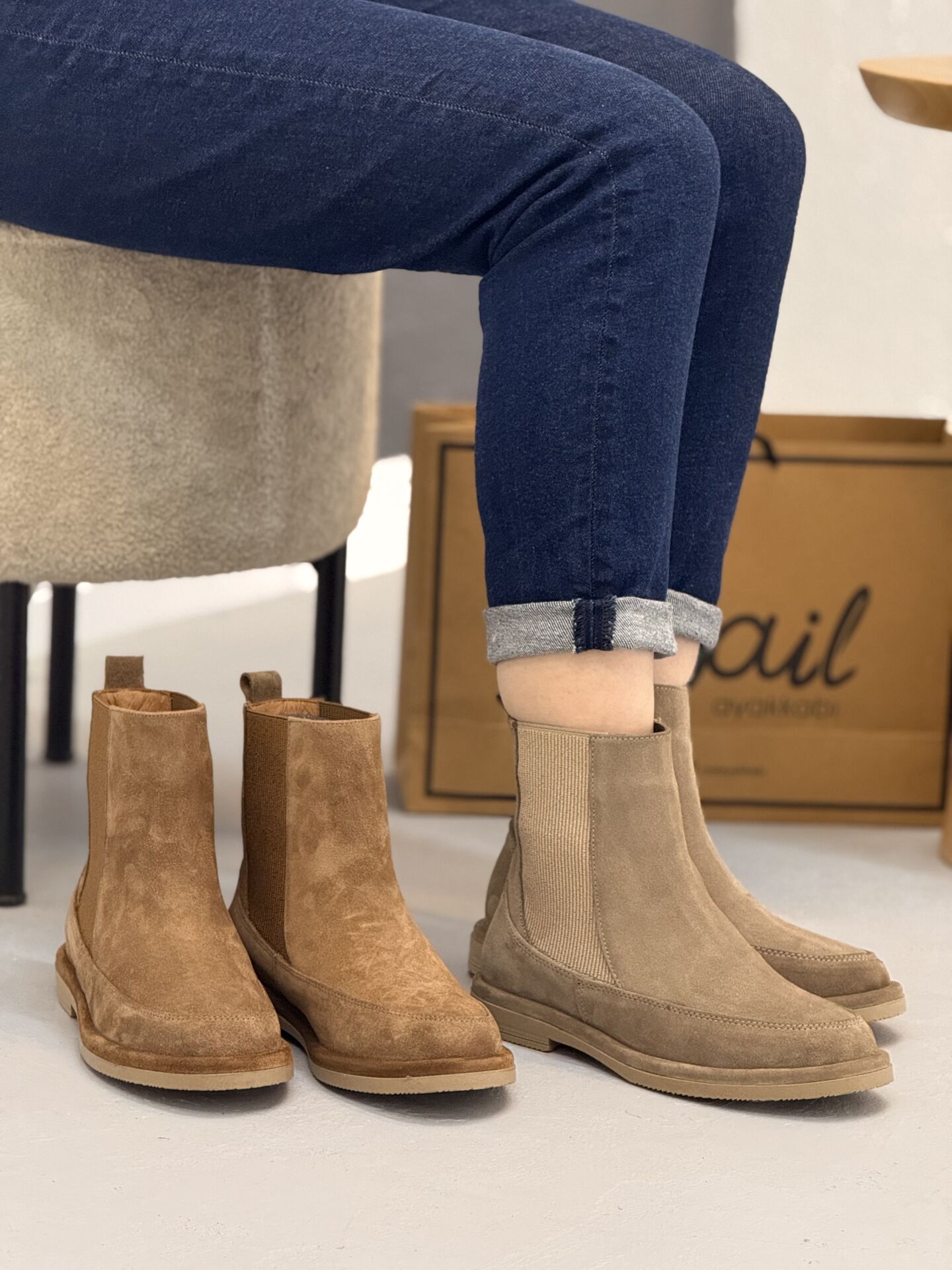 Rachel R40234 Kadın Hakiki Deri Nubuk Bot