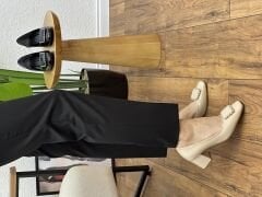 LuciBella 2267 Kadın Tokalı Kalın Topuk Abiye Ayakkabı