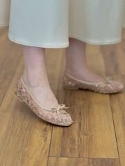 LuciBella 2317 Kadın Tül Detay Abiye Babet