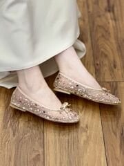 LuciBella 2317 Kadın Tül Detay Abiye Babet