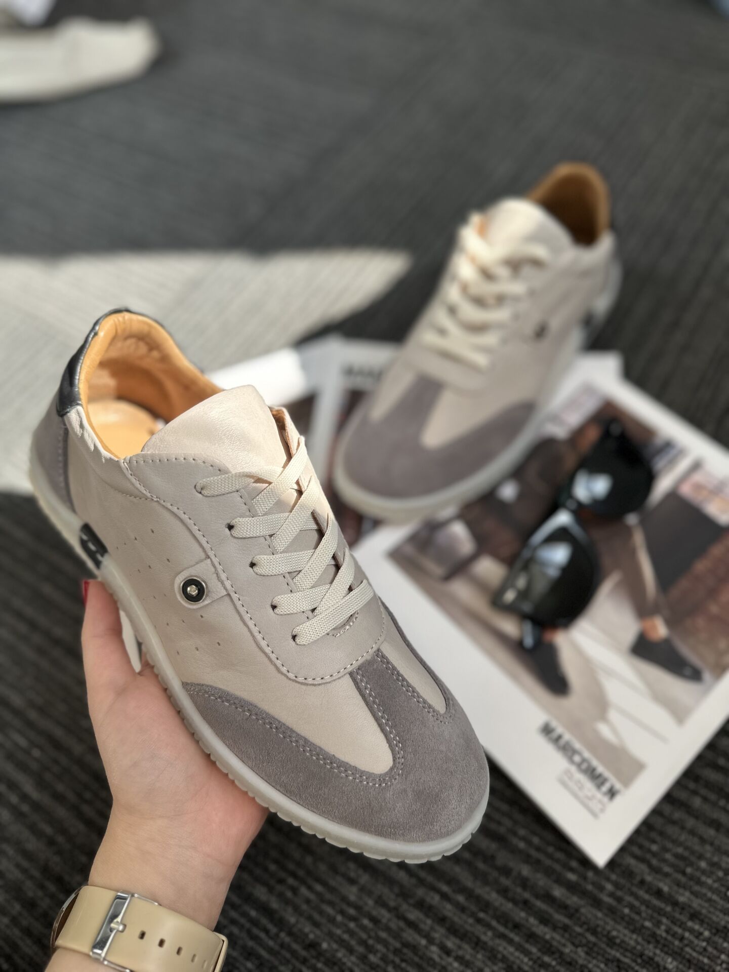 Rachel M2002 Kadın Hakiki Deri Ortopedik Spor Ayakkabı